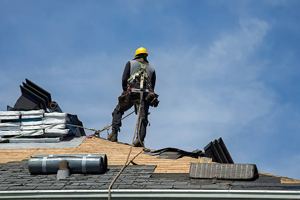 Professional Roof Replacement technician working in Springdale, NC